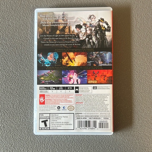 🎮🕹️NINTENDO SWITCH ”BRAVELY DEFAULT II” VIDEO GAME - Picture 3 of 3